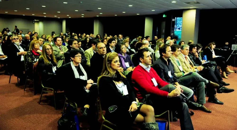 Una de las disertaciones durante la 3º edición del Uruguay Real Estate, en el año 2015