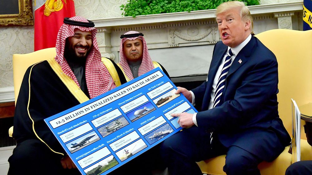 Estados Unidos firmó acuerdos valorados en cientos de miles de millones de dólares con Arabia Saudita durante el primer mandato de Trump.