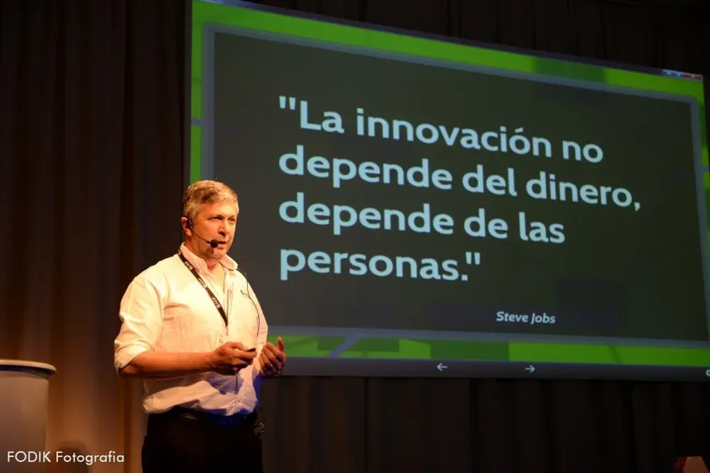 Marcos Guigou, director de ADP, durante su exposición en ADP Zone.