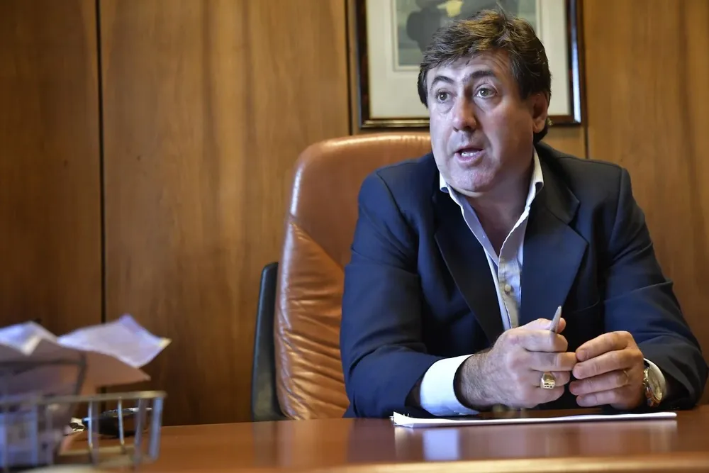 El director de Ancap, Richard Charamelo.