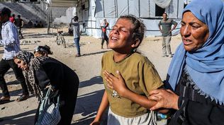 Familiares de víctimas de un ataque israelí en Gaza el pasado 16 de septiembre.