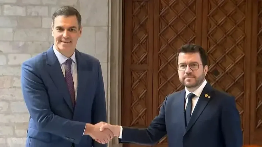 Sánchez y Aragonés se reúnen en Barcelona