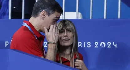 El presidente del Gobierno, Pedro Sánchez, y su mujer, Begoña Gómez, el pasado fin de semana en los Juegos Olímpicos de París.