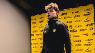 Nahuel Herrera antes del partido ante Boston River