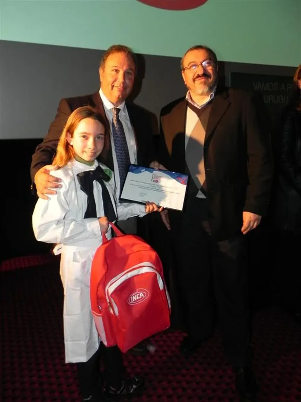 Alexia Barbieri, Jose Pedro Silva y Oscar Gómez