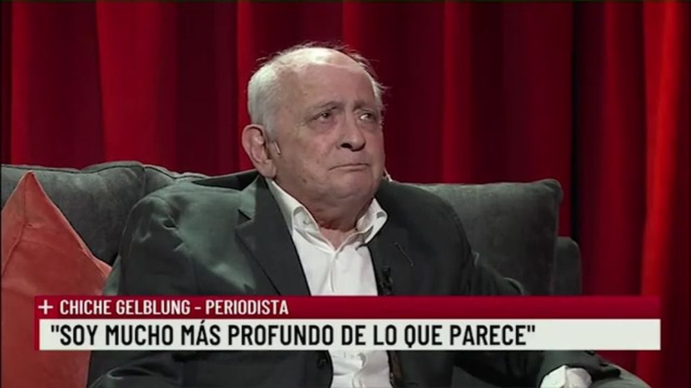 Chiche Gelblung se quebró al hablar de su papá