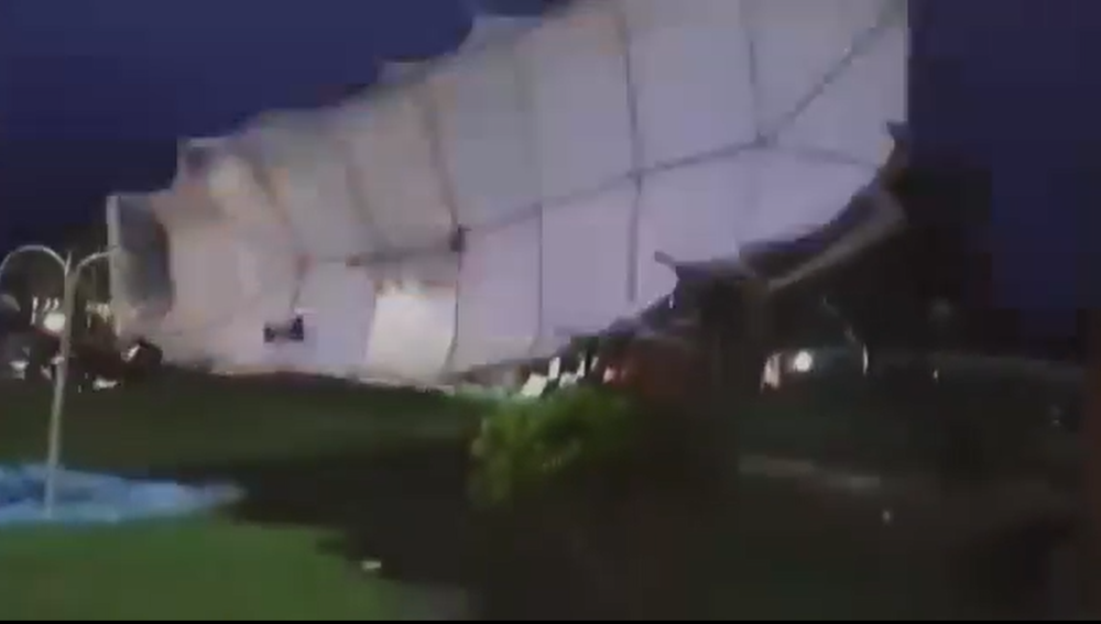 Fuertes tormentas en Salto