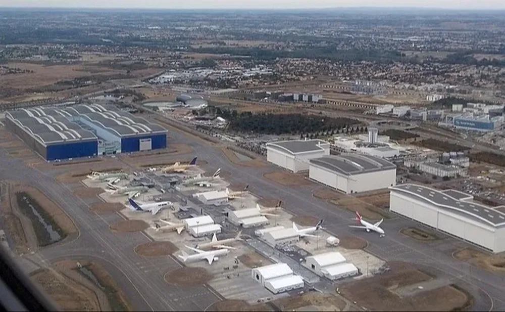 Planta de la empresa aeronáutica francesa Airbus en Toulouse