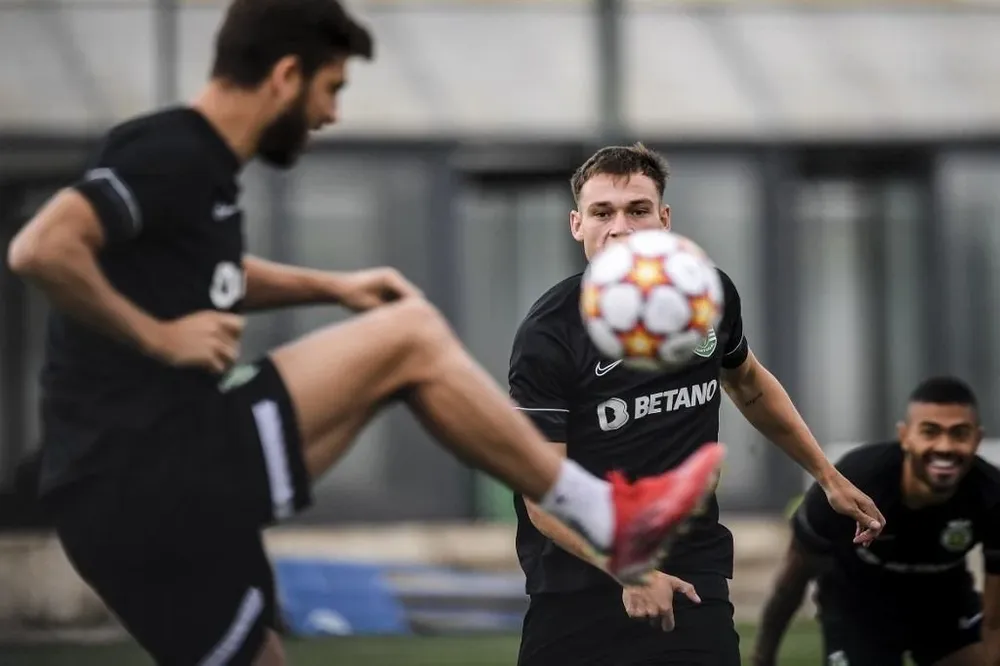 Manuel Ugarte en Sporting