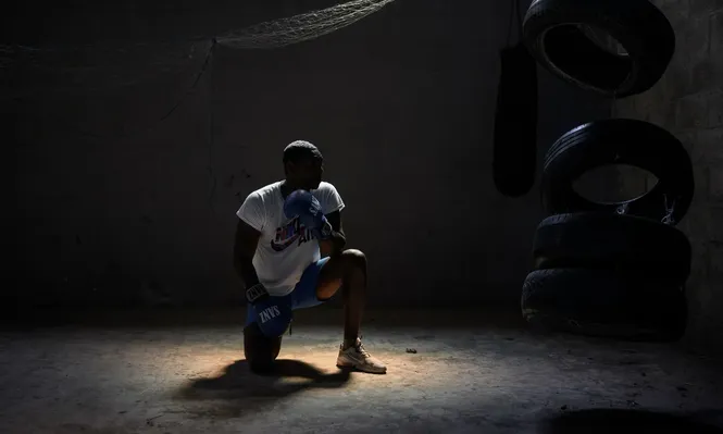 El boxeo en el módulo 6 de Punta de Rieles