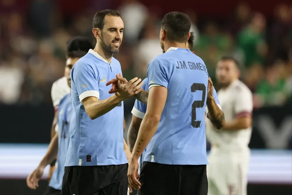 Godín y Giménez en la selección