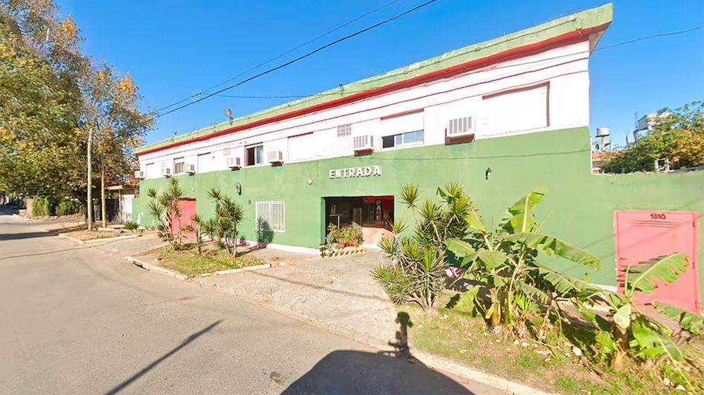 El hotel donde ocurrió el crimen.