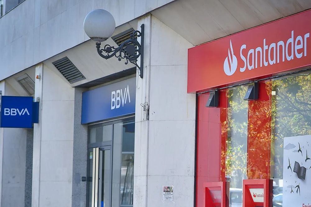BBVA y Santander.