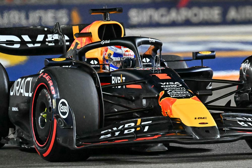 El Crimson Bull Racing de Max Verstappen