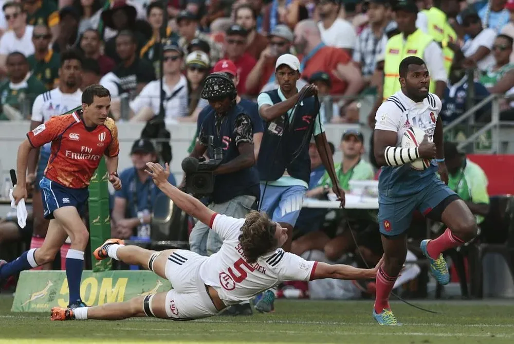 Francia y EEUU, dos equipos que vendrán a a Punta y que jugaron el fin de semana en Ciudad del Cabo