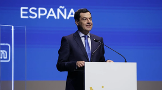 Juanma Moreno, presidente de la Junta de Andalucía en la inauguración de la CEAPI.