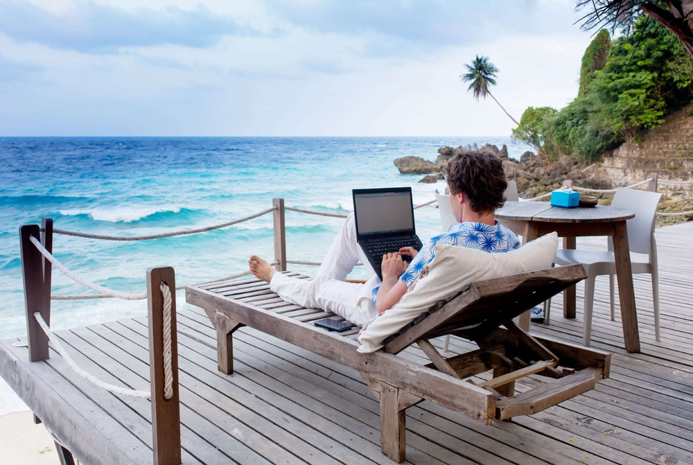 Descubre los beneficios de trabajo en remoto desde El Caribe. 