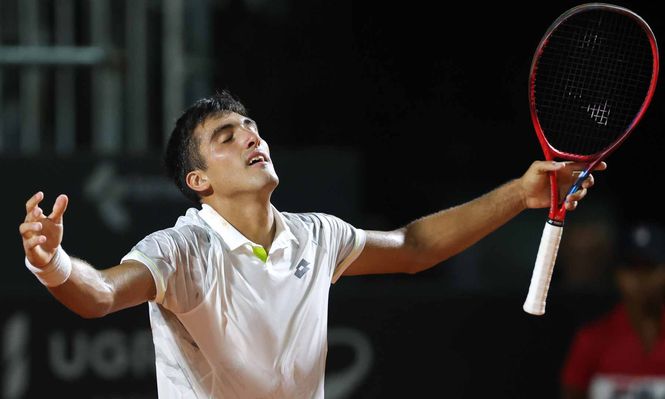 Román Burruchaga es uno de los tenistas argentinos en pleno crecimiento en el circuito ATP
