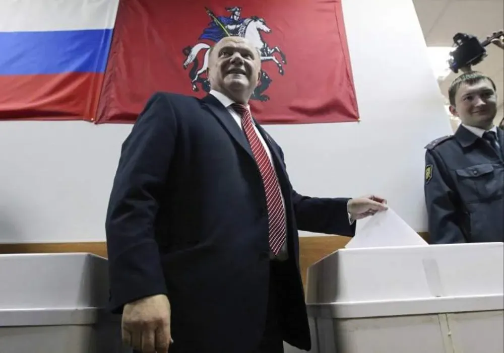 El líder del partido comunista ruso, Guennadi Ziugánov