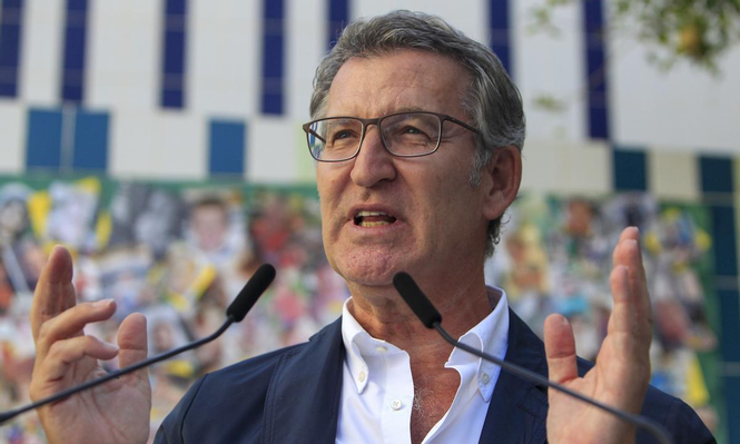 Alberto Núñez Feijóo, líder del PP.