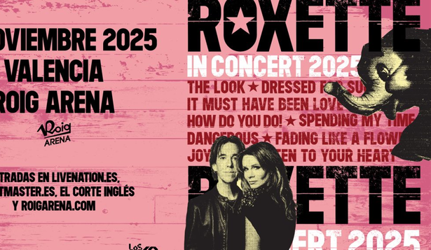 Roxette regresa a los escenarios en 2025 con una presentación en Valencia.