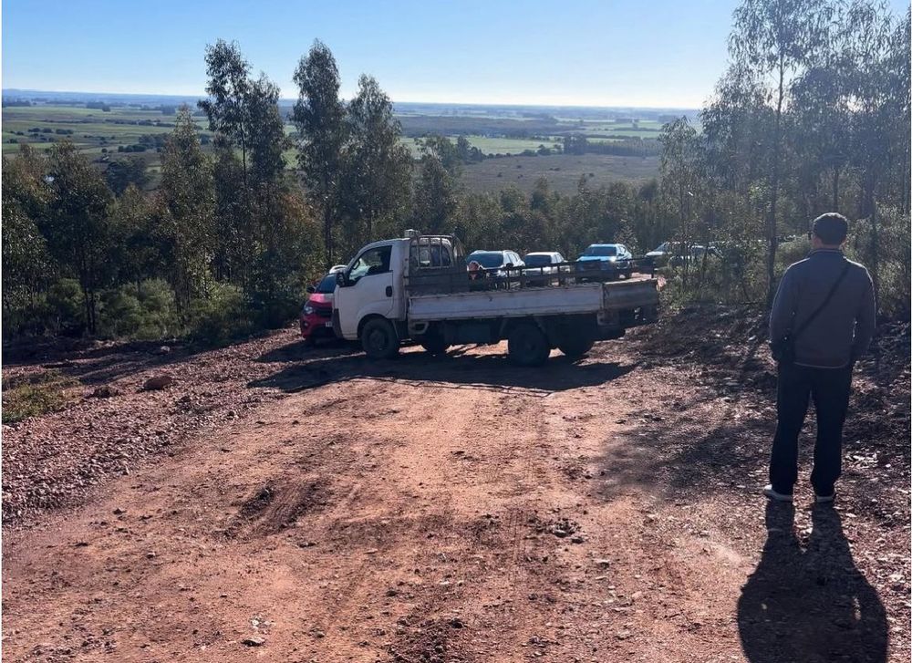 Letras gigantes en Minas