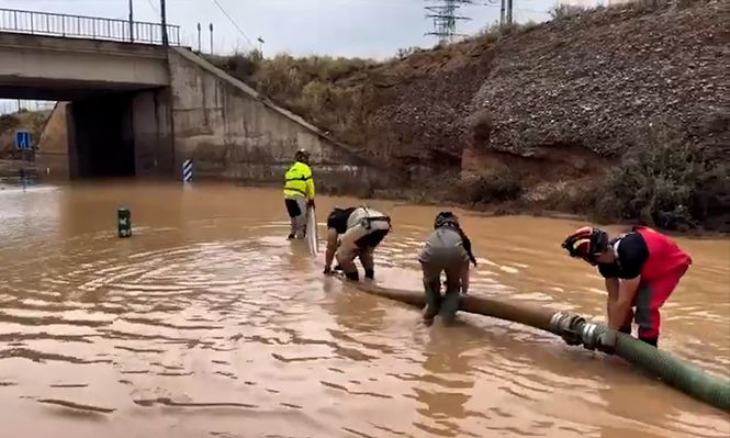 Miedo a otra Dana: tormentas y lluvias torrenciales causan inundaciones y daños en varias regiones de España