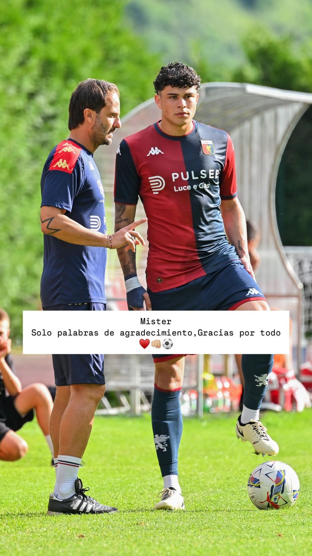 Alberto Gilardino y Alan Matturro