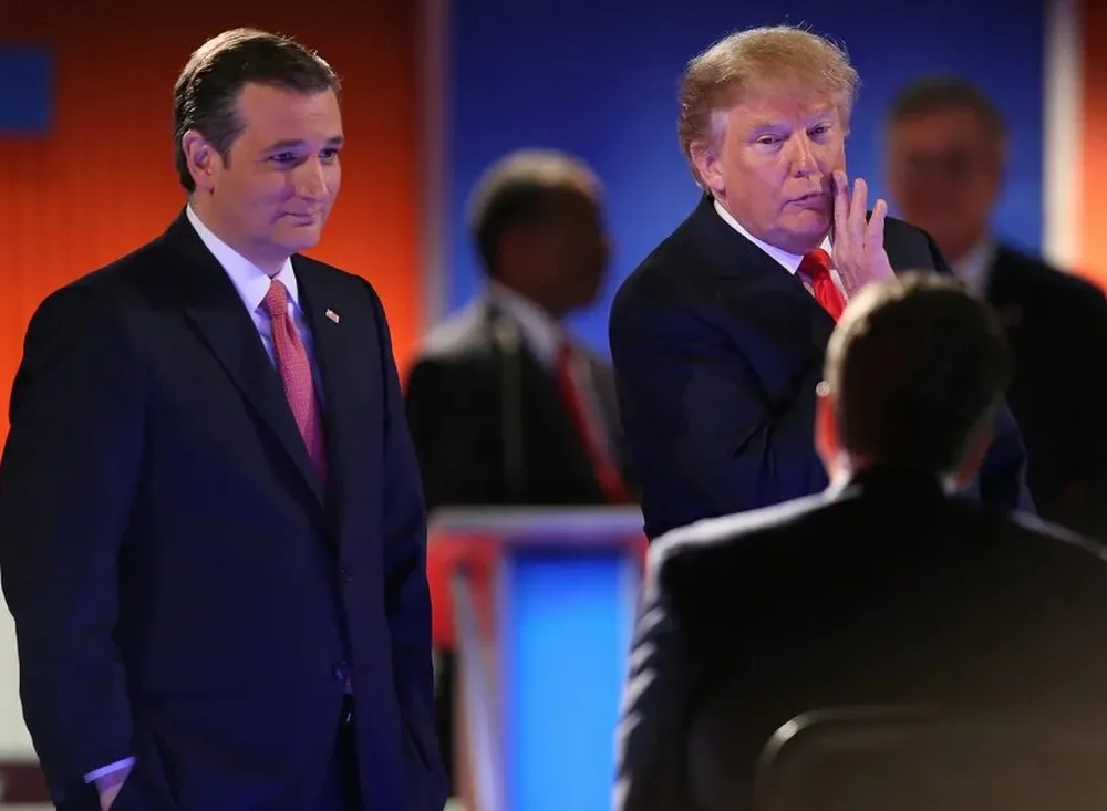 Ted Cruz y Donald Trump no se dieron tregua durante el debate televisivo