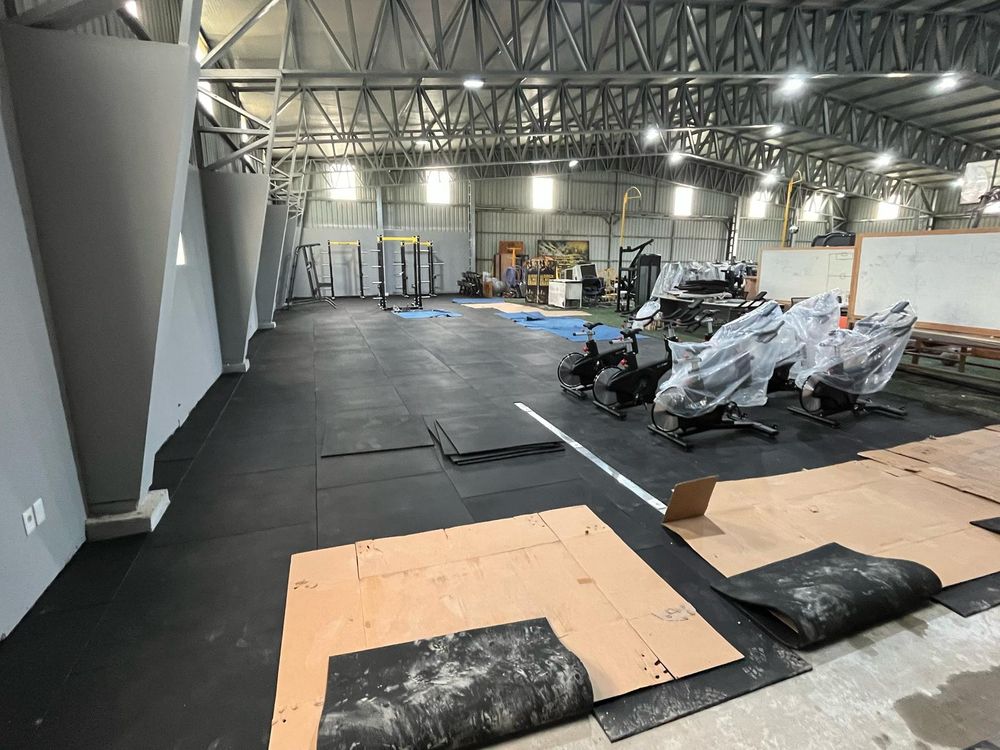 Otra vista del flamante gimnasio de Peñarol en Los Aromos, el cual se está por concluir Otra vista del flamante gimnasio de Peñarol en Los Aromos, el cual se está por concluir