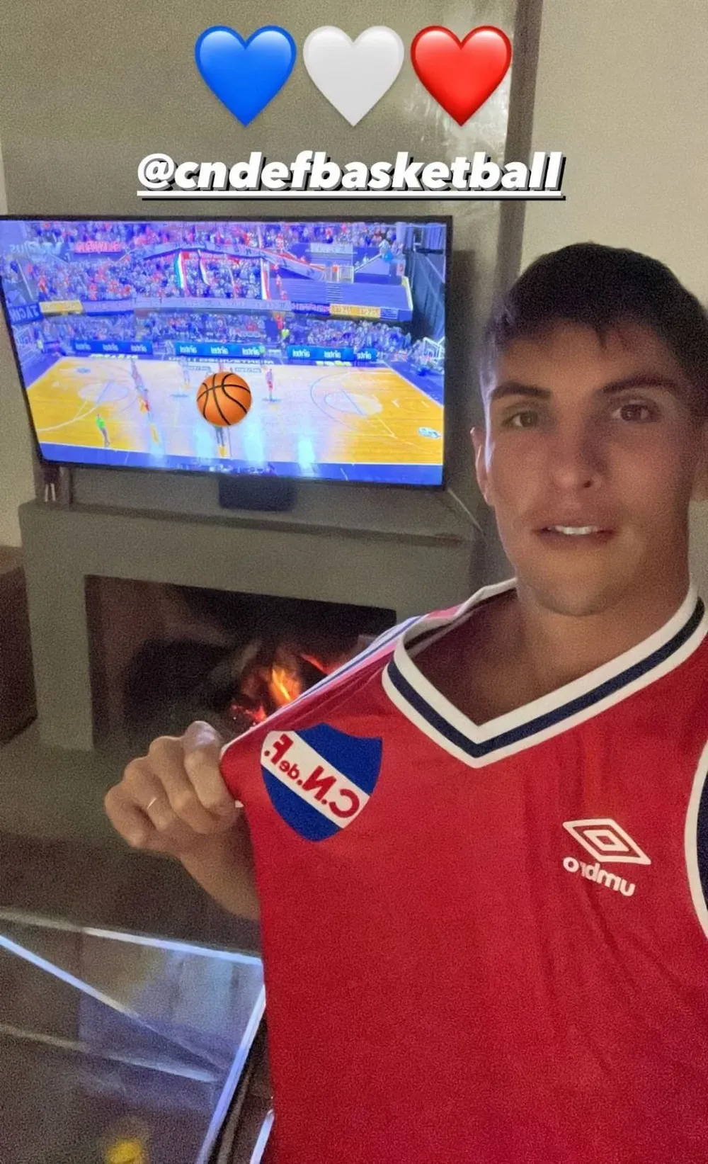 Sergio Rochet celebró que Nacional haya clasificado a la final de la Liga Uruguaya de Básquetbol