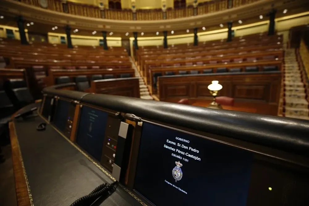 Vista del hemiciclo de la Cámara baja.