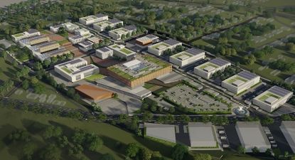 Render de una posible estructura del futuro Parque Tecnológico Regional Norte