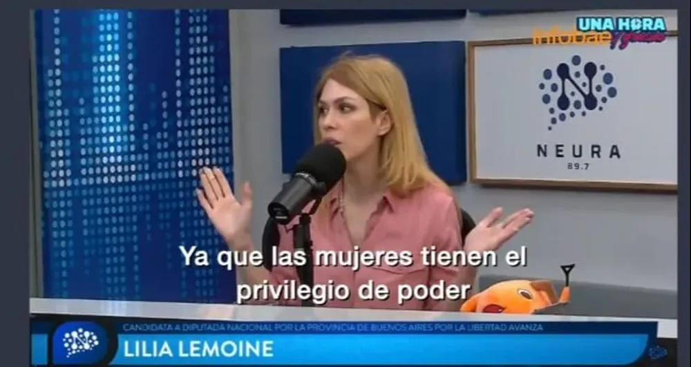 Lilia Lemoine, candidata a diputada nacional de La Libertad Avanza