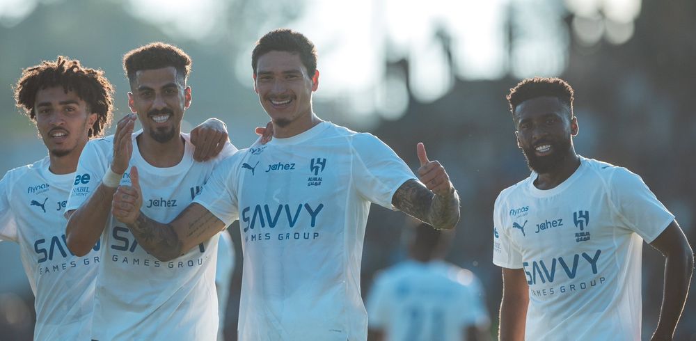 Darwin Núñez celebró su primer gol con su nuevo club, Al-Hilal