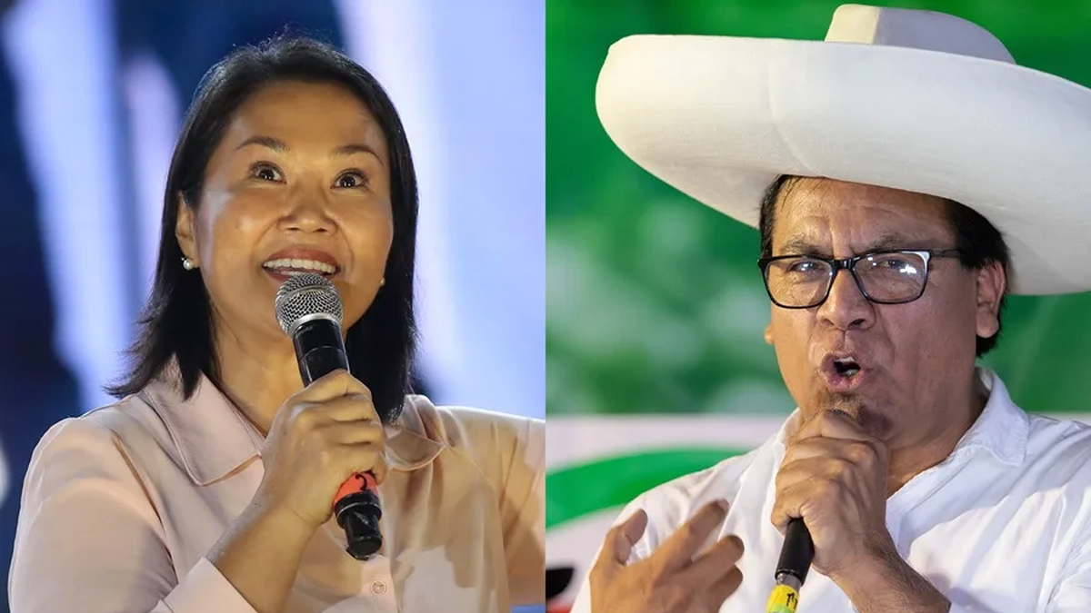 Quiénes son Keiko Fujimori y Roberto Sánchez los candidatos 
