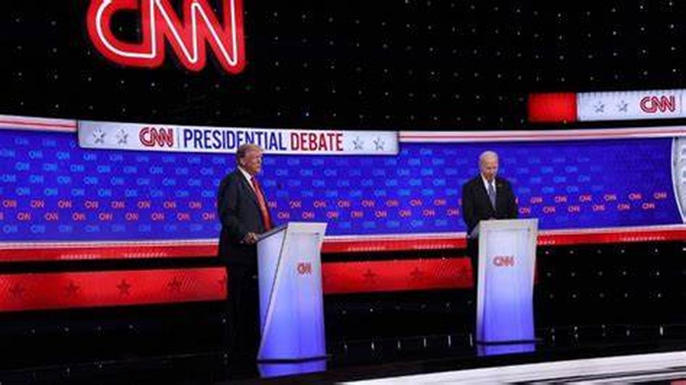 El debate en la cadena CNN entre el demócrata Joe Biden y el republicano Donald Trump