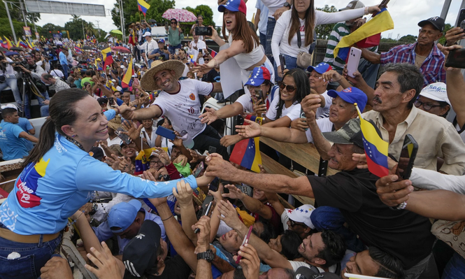 La lider política María Corina Machado