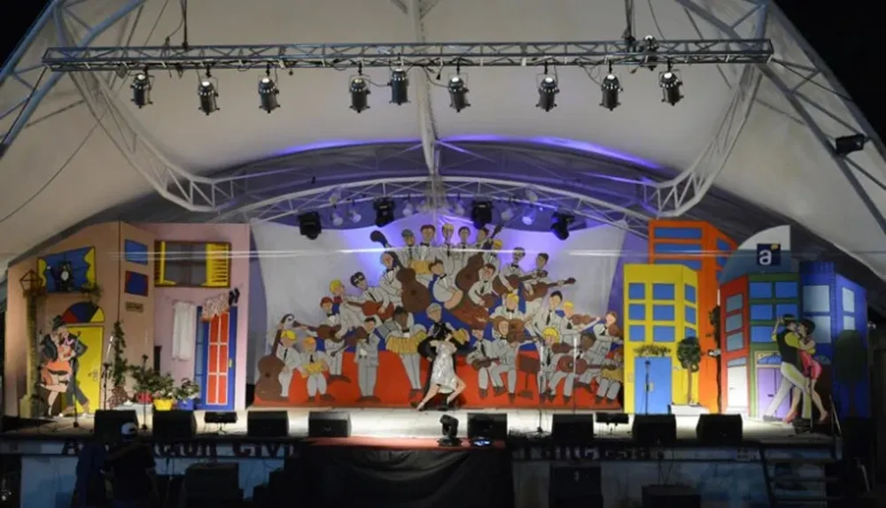 El escenario del Monte de la Francesa en 2014