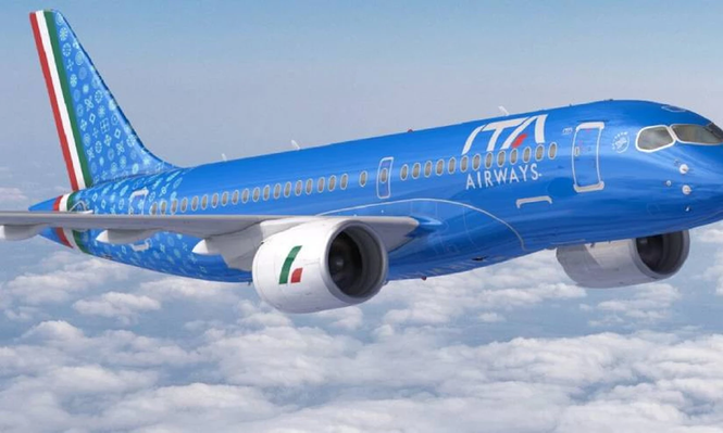 Un avión de la empresa italiana Ita Airways