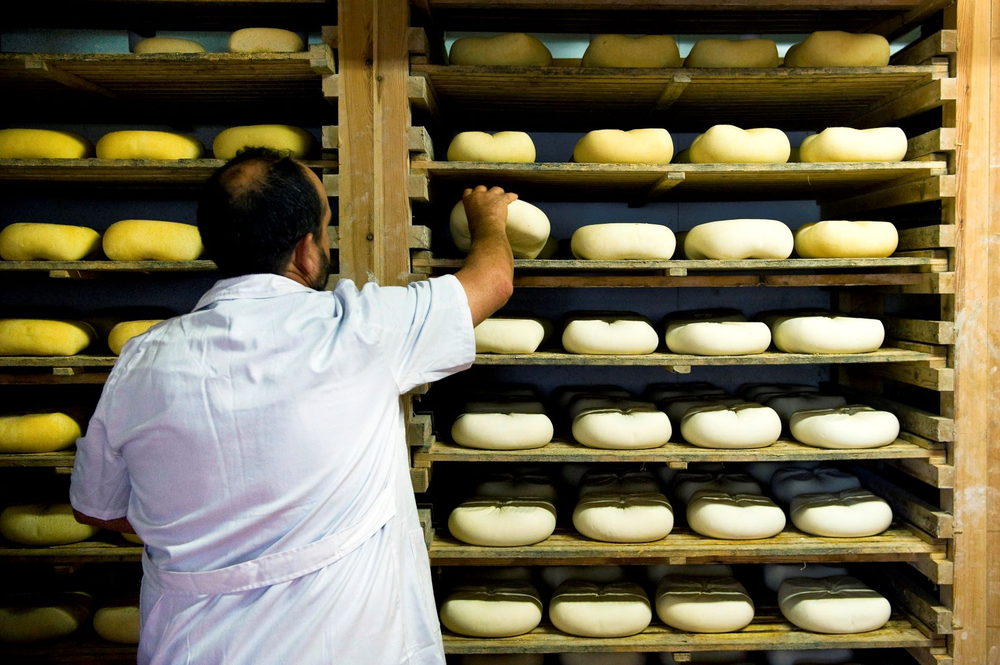 Estacionamiento de quesos