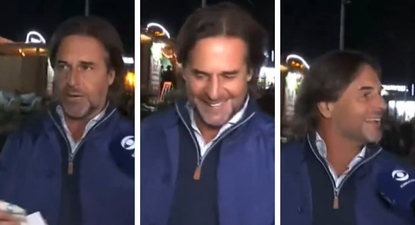 guambia la vaca: lacalle pou fue a la expo prado con su pareja y evito pronunciarse sobre el gobierno