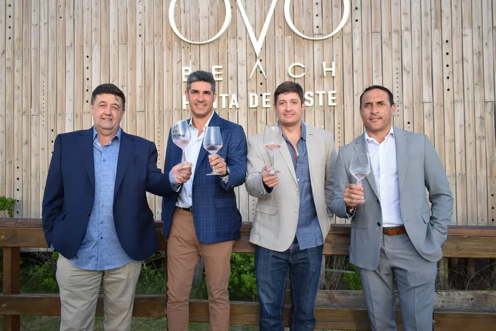 Fernando Deicas, Javier Azcurra, Santiago Deicas y Darvry Amaro