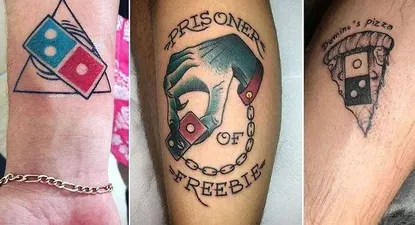 Pizza gratis por un tatuaje: la promoción de una cadena que fue cancelada por su éxito