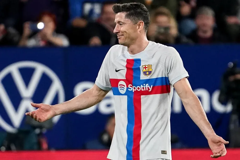 Robert Lewandowski, expulsado