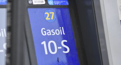 Surtidor de gasoil especial en estación de servicio