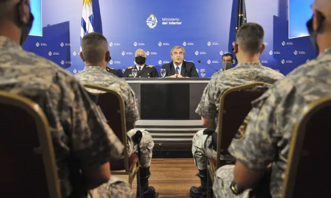 Larrañaga dijo que la Policía será inflexible ante copamientos y secuestros