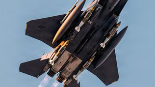 Así luce un F15E como el que fue derribado