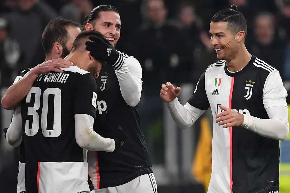 Higuaín, Bentancur, Rabiot y Cristiano