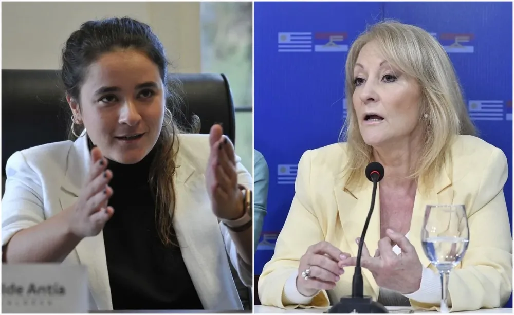 Matilde Antía (derecha) y Carolina Cosse (izquierda)